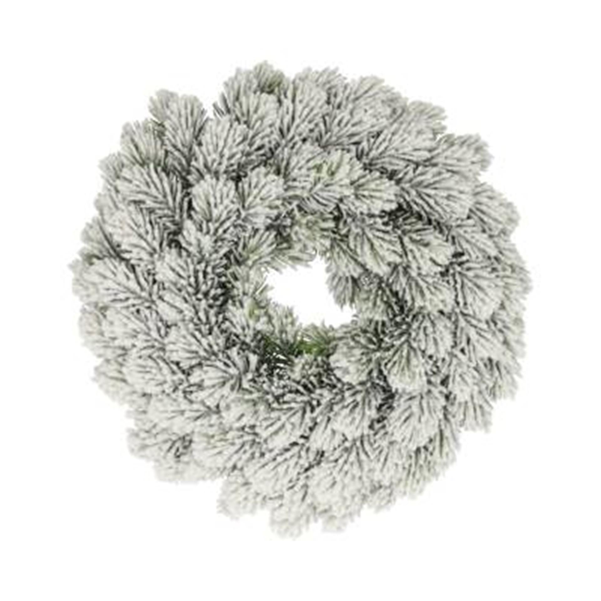 Hbx natural living krans nobilis snow h7d28cm besneeuwd