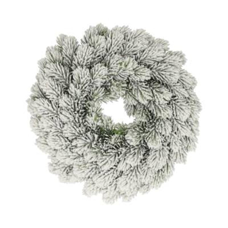 Hbx natural living krans nobilis besneeuwd h7d28cm