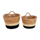 Hbx natural living hbx natrural living plantenmand met hengsel makka set a 2 ø18xh13cm ø20xh15cm