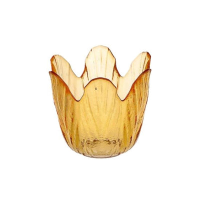 Hbx natural living hbx natrural living waxinelichthouder tulp oranje ø8xh8cm