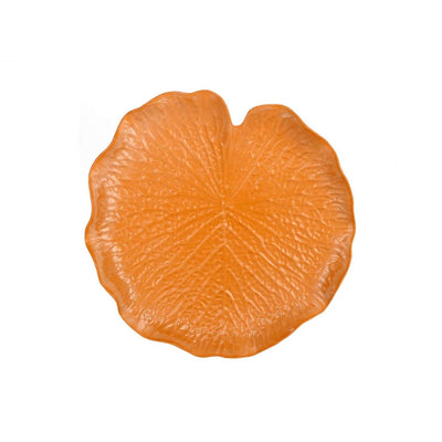 Hbx natural living hbx natrural living plateau bladvorm melam terracotta ø31xh3.5cm