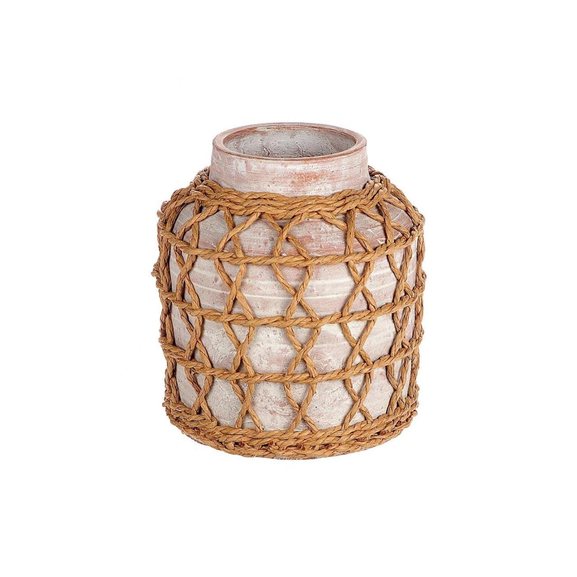 Hbx natural living hbx natrural living vaas robano ø10,5xh21cm