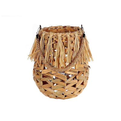Hbx natural living hbx natrural living lantaarn tangia met glazen inzet ø23xh27cm