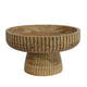 Decoris schaal op voet mangohout 29x29x17cm fsc mix 70%