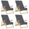 Vidaxl strandhanddoeken 4 st 400 g m² 60x135 cm stof antracietkleurig