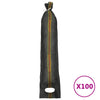 Vidaxl zandzakken 100 st 103x25 cm hdpe donkergroen