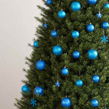 Vidaxl 111-delige kerstballenset polystyreen blauw - afbeelding 3