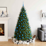 Vidaxl 111-delige kerstballenset polystyreen blauw - afbeelding 1
