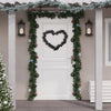 VidaXL Kerstslinger ballen 175 cm polystyreen zwart