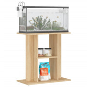 Vidaxl aquariumstandaard 60x30x60 cm bewerkt hout sonoma eikenkleurig - afbeelding 3