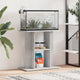 Vidaxl aquariumstandaard betongrijs 60x30x60 cm bewerkt hout