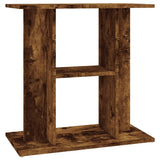 Vidaxl aquariumstandaard gerookt eikenhout 60x30x60 cm bewerkt hout - afbeelding 2