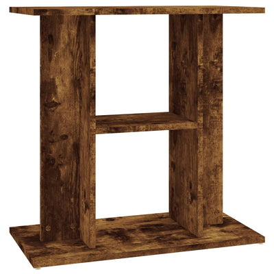 Vidaxl aquariumstandaard gerookt eikenhout 60x30x60 cm bewerkt hout