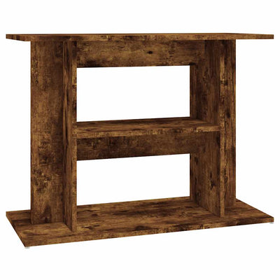 Vidaxl aquariumstandaard gerookt eikenhout 80x35x60 cm bewerkt hout