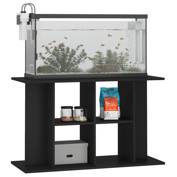 Vidaxl aquariumstandaard 100x40x60 cm bewerkt hout zwart