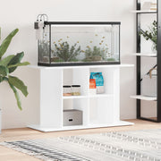 Vidaxl aquariumstandaard 100x40x60 cm bewerkt hout hoogglans wit - afbeelding 1