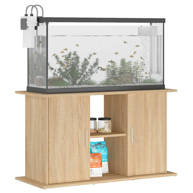 Vidaxl aquariumstandaard sonoma eiken 101x41x58 cm bewerkt hout