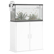 VidaXL Aquariumstandaard 81x36x73 cm bewerkt hout hoogglans wit - afbeelding 3