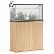 Vidaxl aquariumstandaard sonoma eiken 81x36x73 cm bewerkt hout - afbeelding 3