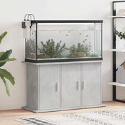 Vidaxl aquariumstandaard betongrijs 101x41x58 cm bewerkt hout - afbeelding 1