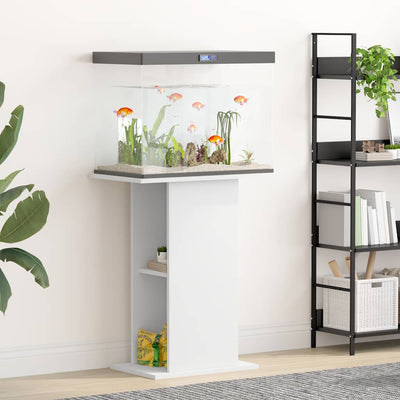 Vidaxl aquariumstandaard 60,5x36x72,5 cm bewerkt hout wit