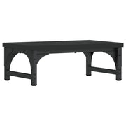 Vidaxl monitorstandaard 37x23x14 cm bewerkt hout zwart - afbeelding 2