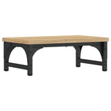 Vidaxl monitorstandaard 37x23x14 cm bewerkt hout sonoma eikenkleurig - afbeelding 2