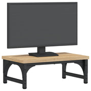 Vidaxl monitorstandaard 37x23x14 cm bewerkt hout sonoma eikenkleurig - afbeelding 3