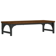 Vidaxl monitorstandaard 55x23x14 cm bewerkt hout bruin eikenkleur - afbeelding 2