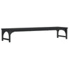 Vidaxl monitorstandaard 85x23x15,5 cm bewerkt hout zwart