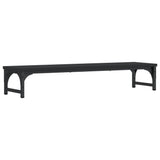Vidaxl monitorstandaard 85x23x15,5 cm bewerkt hout zwart - afbeelding 2