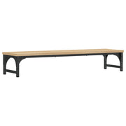 Vidaxl monitorstandaard 85x23x15,5 cm bewerkt hout sonoma eikenkleurig - afbeelding 2