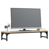 Vidaxl monitorstandaard 85x23x15,5 cm bewerkt hout sonoma eikenkleurig - afbeelding 3