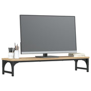 Vidaxl monitorstandaard 85x23x15,5 cm bewerkt hout sonoma eikenkleurig - afbeelding 3