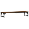Vidaxl monitorstandaard 85x23x15,5 cm bewerkt hout bruin eikenkleur