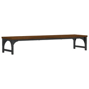 Vidaxl monitorstandaard 85x23x15,5 cm bewerkt hout bruin eikenkleur - afbeelding 2