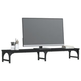Vidaxl monitorstandaard 105x23x15,5 cm bewerkt hout zwart - afbeelding 3