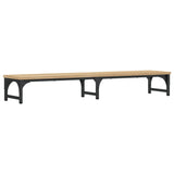 Vidaxl monitorstandaard 105x23x15,5 cm bewerkt hout sonoma eikenkleur - afbeelding 2