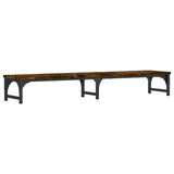 Vidaxl monitorstandaard 105x23x15,5 cm bewerkt hout gerookt eikenkleur - afbeelding 2