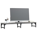 Vidaxl monitorstandaard 105x23x15,5 cm bewerkt hout grijs sonoma - afbeelding 3