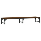 Vidaxl monitorstandaard 105x23x15,5 cm bewerkt hout bruin eikenkleur - afbeelding 2