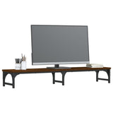 Vidaxl monitorstandaard 105x23x15,5 cm bewerkt hout bruin eikenkleur - afbeelding 3