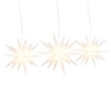 Vidaxl kerstlampen met led's 3 st inklapbaar wit