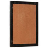 Vidaxl badkamerspiegel 50x70x2,5 cm massief mangohout en glas zwart - afbeelding 3