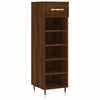 Vidaxl schoenenkast 30x35x105 cm bewerkt hout bruin eikenkleur