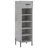 Vidaxl schoenenkast 30x35x105 cm bewerkt hout betongrijs