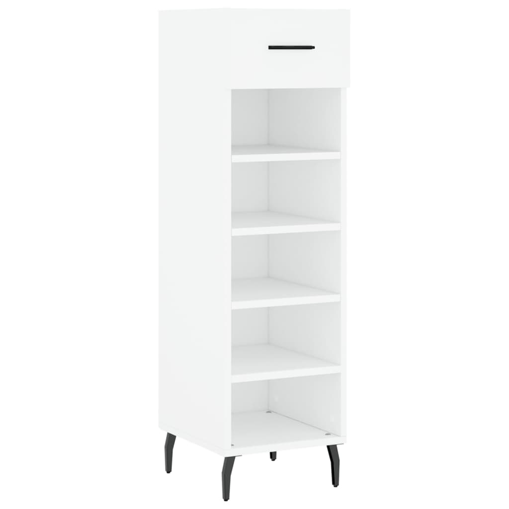 Vidaxl schoenenkast 30x35x105 cm bewerkt hout wit