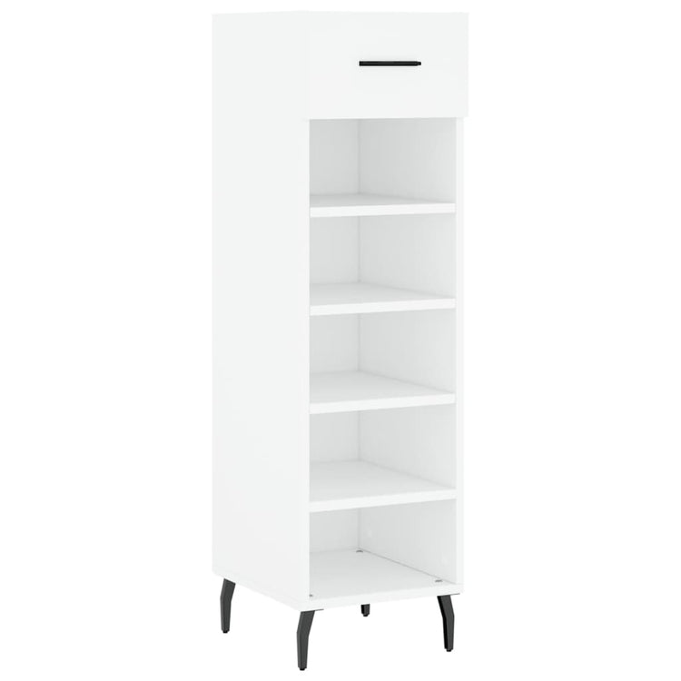Vidaxl schoenenkast 30x35x105 cm bewerkt hout wit