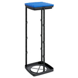 Vidaxl vuilniszakhouders 2 st 120 l pp zwart en blauw - afbeelding 3