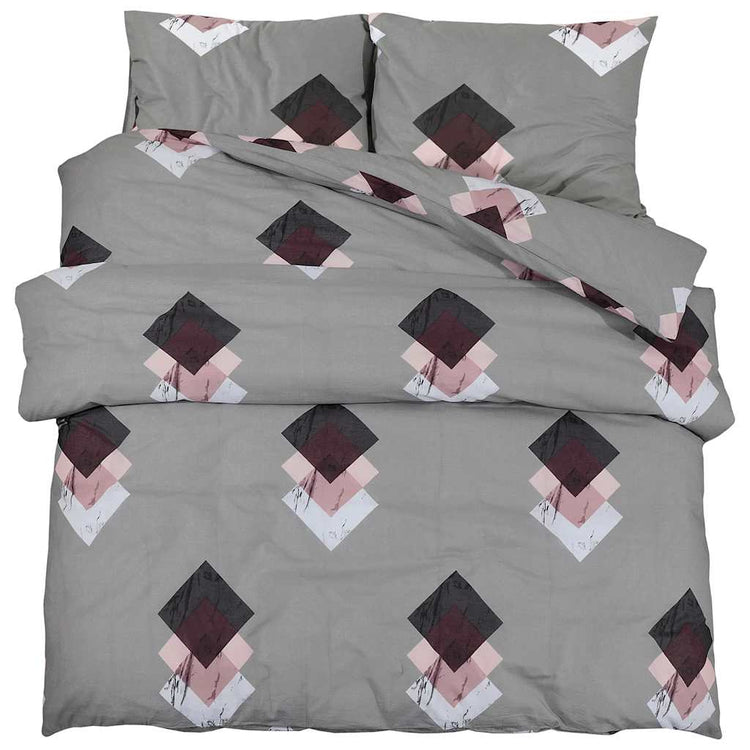Vidaxl dekbedovertrekset 140x200 cm katoen meerkleurig